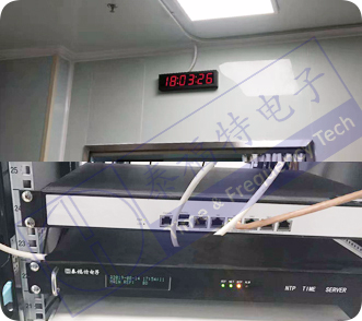 時統設備上架實景圖 時統設備上架實景圖